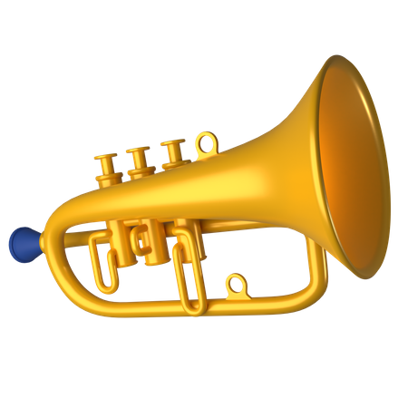 Free Trompete  3D Icon