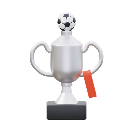 Free Trophée de football  3D Icon