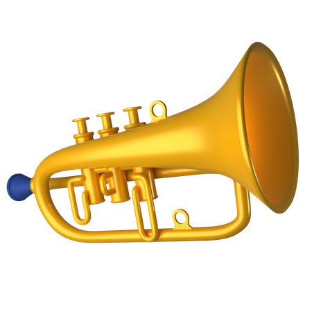 Free Trumpet  3D Icon