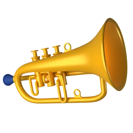Free Trumpet  3D Icon