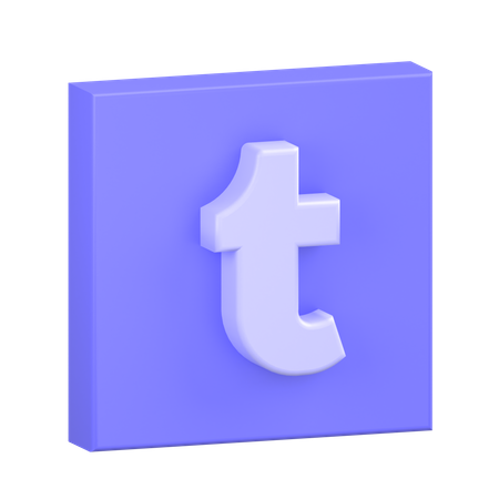 Free Tumblr-1  3D Icon