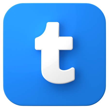 Free Tumblr  3D Icon