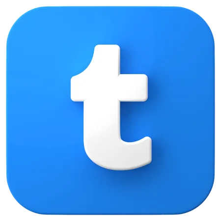 Free Tumblr  3D Icon