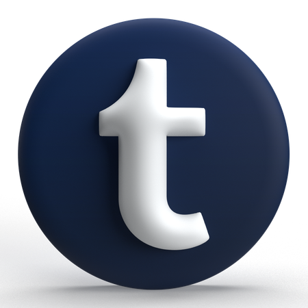 Free Tumblr  3D Icon