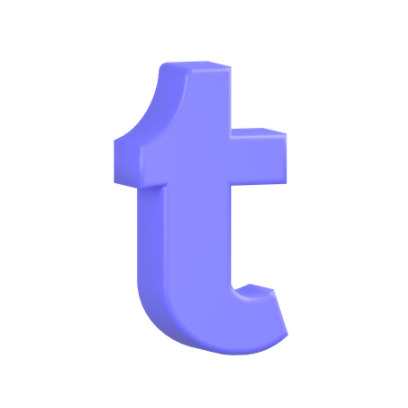 Free Tumblr-2  3D Icon