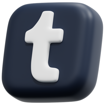 Free Tumblr  3D Icon