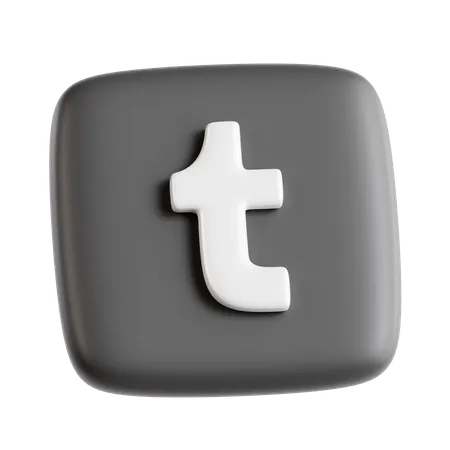 Free Tumblr  3D Icon