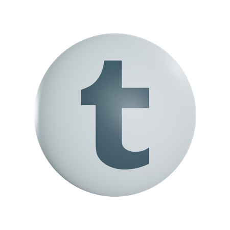 Free Tumblr  3D Icon