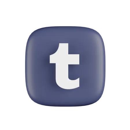 Free Tumblr  3D Icon