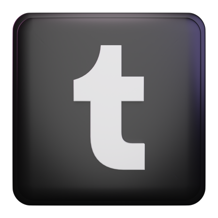 Free Tumblr  3D Icon