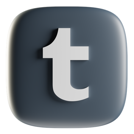 Free Tumblr  3D Icon