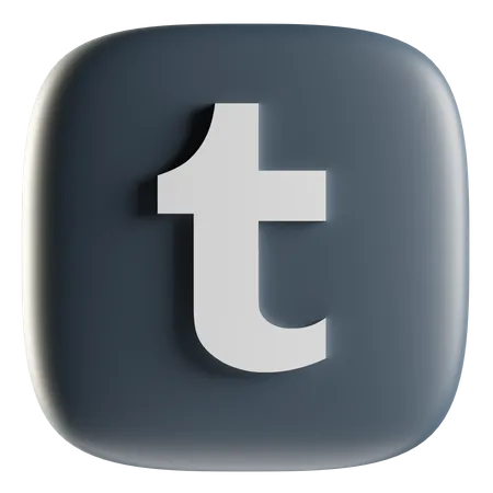 Free Tumblr  3D Icon