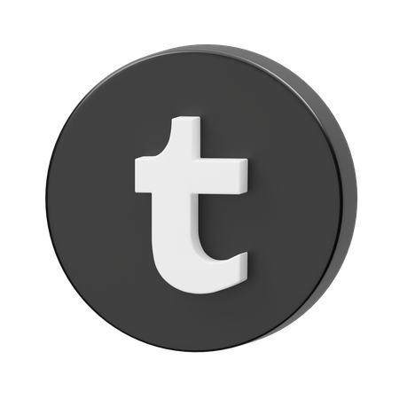 Free Tumblr  3D Logo