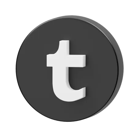 Free Tumblr  3D Logo