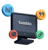 Tumblr On Desktop Monitor