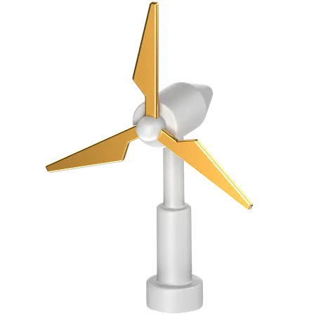 Free Turbina de vento  3D Icon