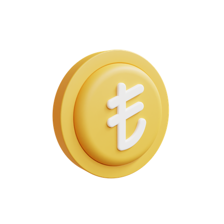 Free Turkish Lira  3D Icon