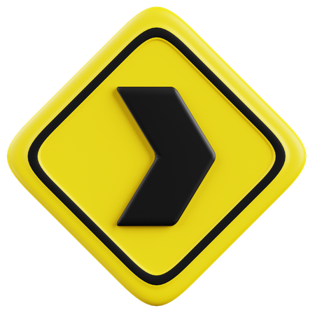 Free Turn Direction to the Right  3D Icon