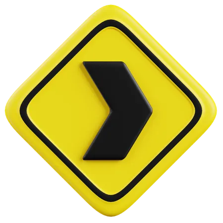 Free Turn Direction to the Right  3D Icon