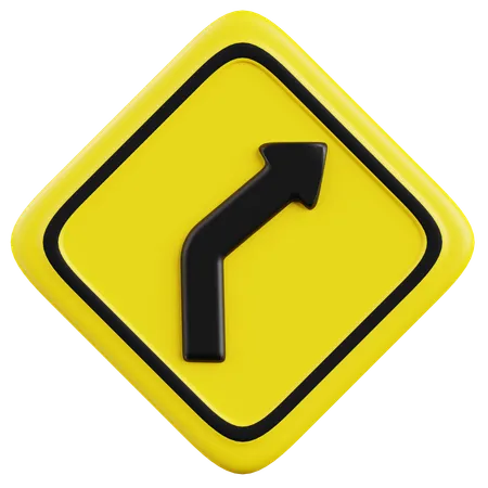Free Turn Right  3D Icon