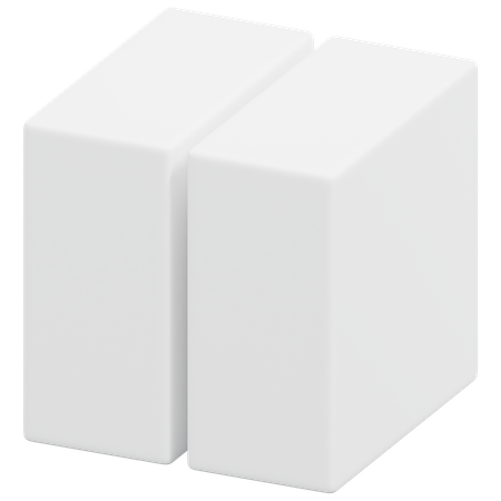 Free Twin Tall Cubes  3D Icon