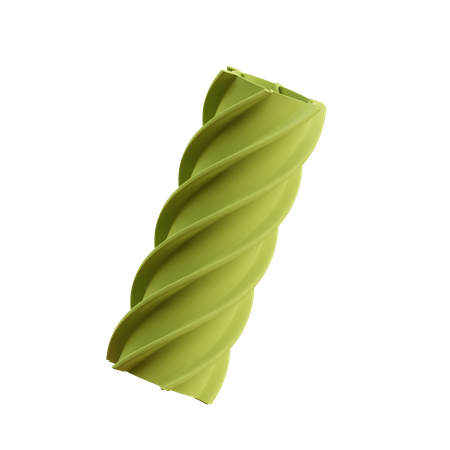 Free Twirl Cylinder  3D Illustration