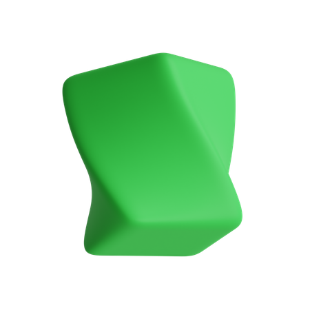 Free Twisted Cuboid  3D Icon
