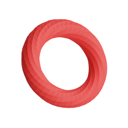 Free Twisted Torus  3D Icon