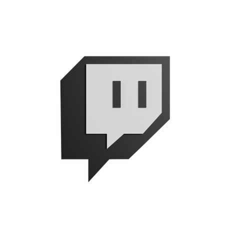 Free Twitch  3D Icon