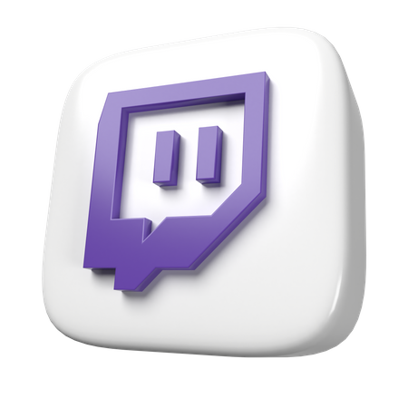 Free Twitch  3D Icon