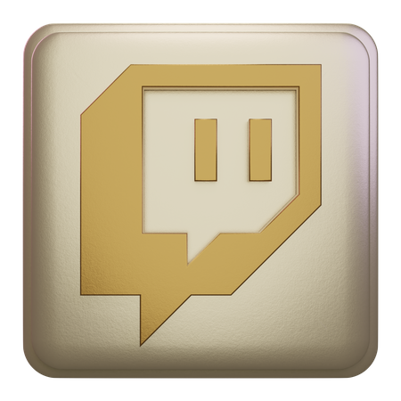 Free Twitch  3D Icon