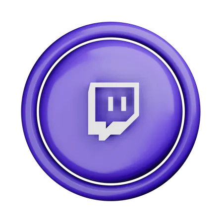 Free Twitch Logo  3D Icon