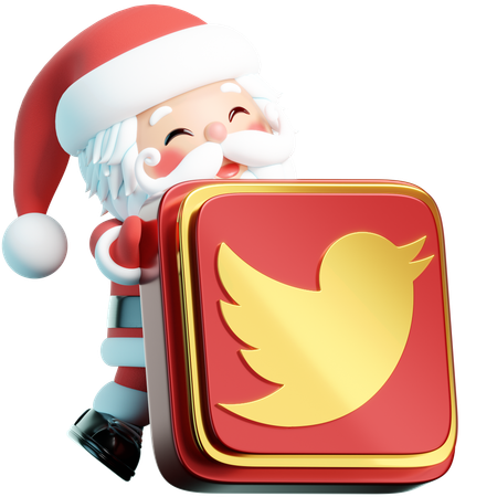 Free Twitter  3D Icon