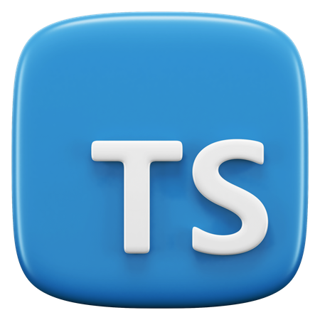 Free TypeScript  3D Icon