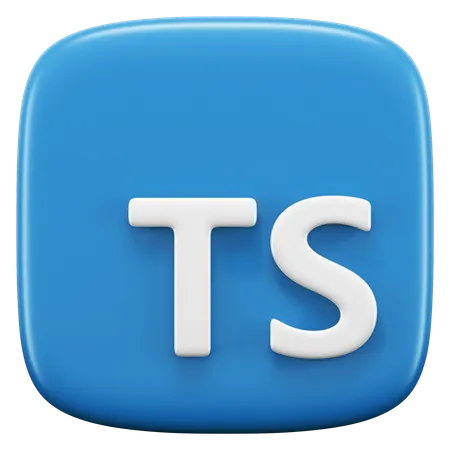 Free TypeScript  3D Icon