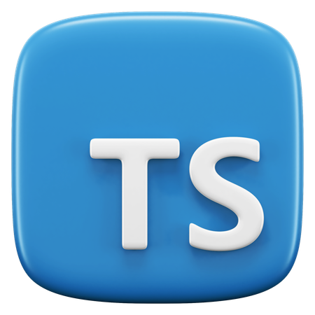 Free TypeScript  3D Icon
