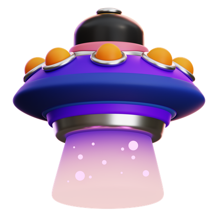 Free UFO Abduction 3D Icon