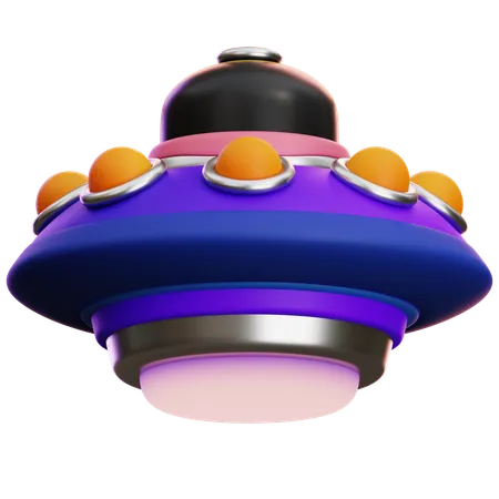 Free UFO Spaceship  3D Icon