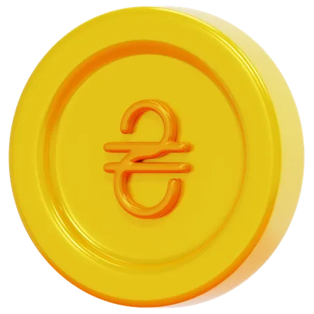 Free Ukraine Coin  3D Icon