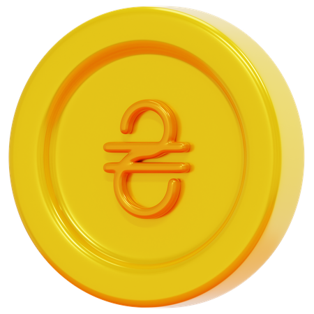 Free Ukraine Coin  3D Icon