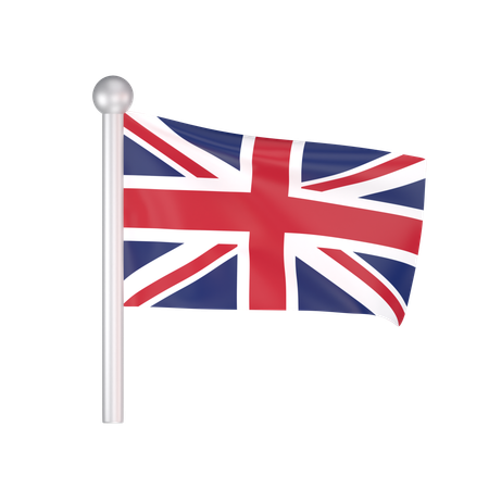 Free イギリス国旗  3D Icon