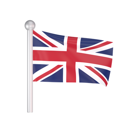 Free United Kingdom Flag  3D Icon