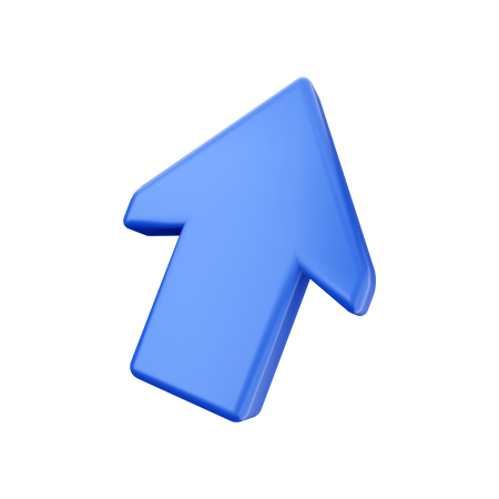 Free Up Arrow  3D Icon
