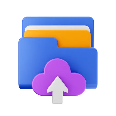 Free 3 D Folder Icon Illustration 3D Icon