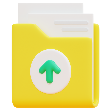 Free Upload Folder  3D Icon
