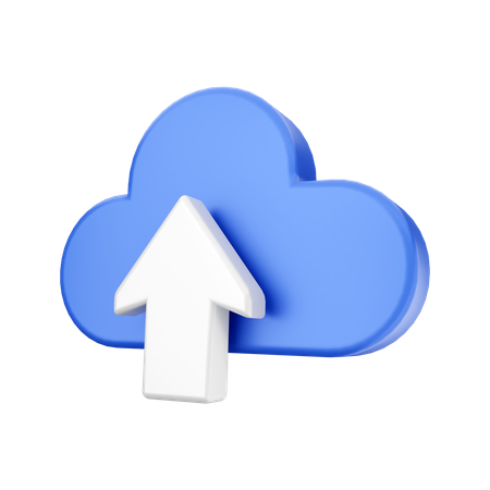 Free Upload para nuvem  3D Icon
