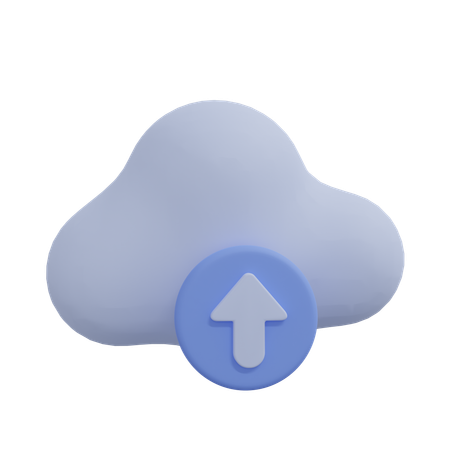 Free Upload para nuvem  3D Icon