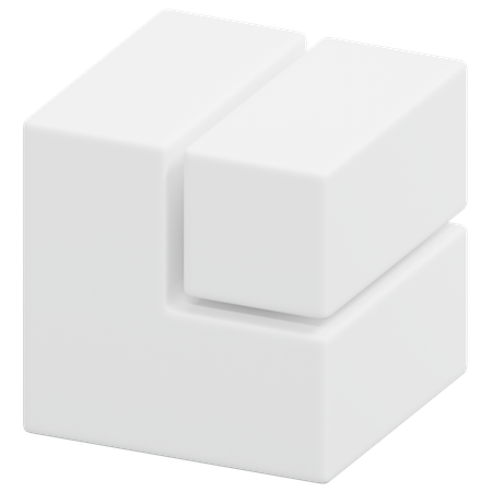 Free Upper Block Edge  3D Icon
