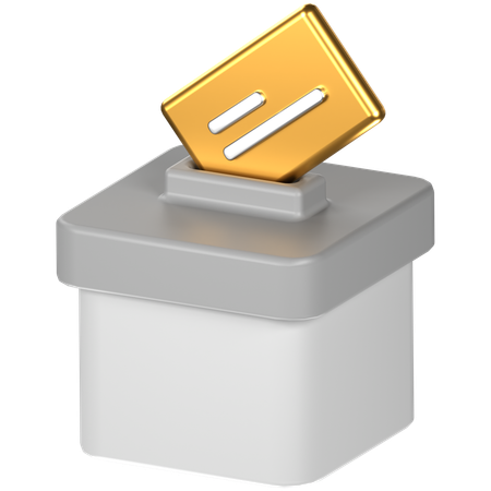 Free Urna eleitoral  3D Icon