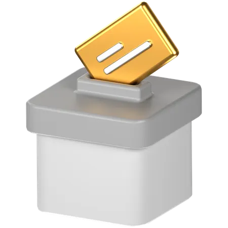 Free Urna eleitoral  3D Icon